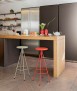 Nuta Stool 75 cm, red