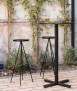 Taburete Nuta 45 cm, negro