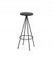 Nuta stool 45 cm, black