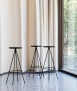 Nuta stool 45 cm, black