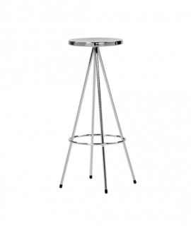 Nuta stool 75 cm, chrome plated