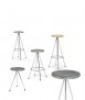 Nuta stool 75 cm, chrome plated