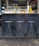 Nuta stool 75 cm, chrome plated