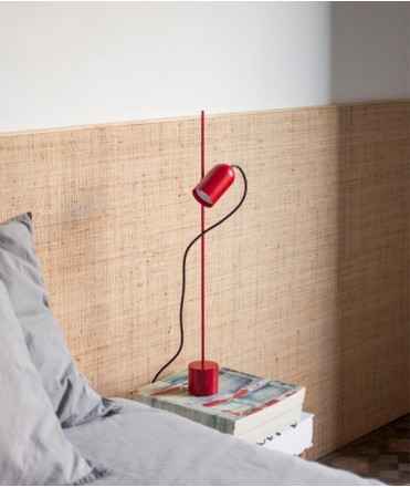 Llum de sobretaula Fa mini, vermell