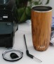 Teakwood glass with s'well lid, 530 ml.