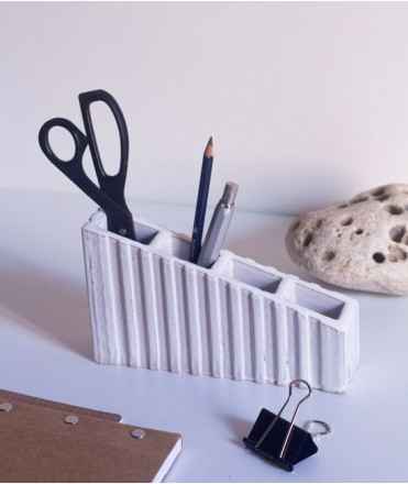 Portálapices Maó, blanco