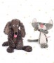 Stinky dog plush toy