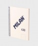 Llibreta Milan 430, A5. Beix 