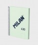 Notebook Milan 430, A5. Green