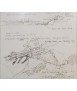 Croquis d'arquitectura Emili Donato. Primeres traces del procés creatiu i de recerca. Peça única.