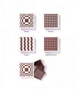 Mini tableta de chocolate negro Òptics 3