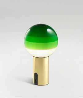 Green Dipping Light Table Light, Battery