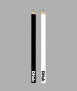Llapis de fuster DHub, negre 