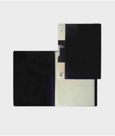 Carpeta con 20 fundas de color negro, DIN A4