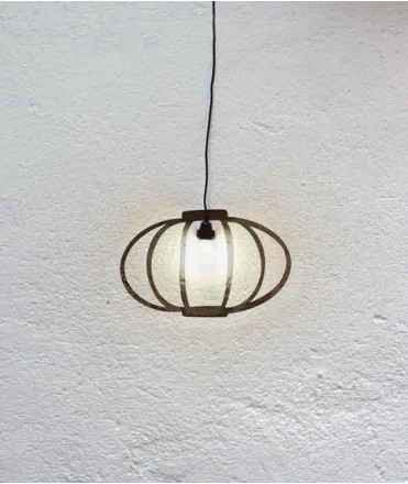 Low-cost wall lamp, suspension