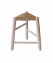 Wooden and boga stool