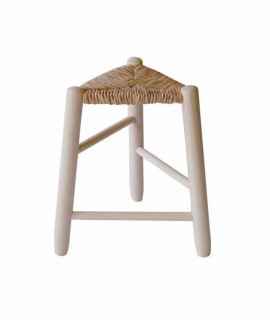 Wooden and boga stool