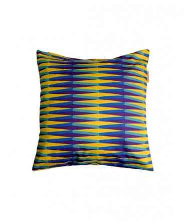 Funda de cojín Salvia con relleno, mostaza