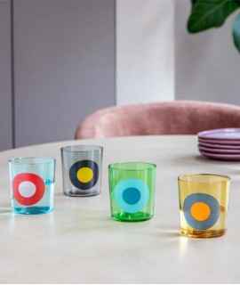 Glass Dots N.1, 4 pcs.