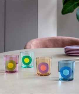 Dots Glass N.2, 4 pcs.