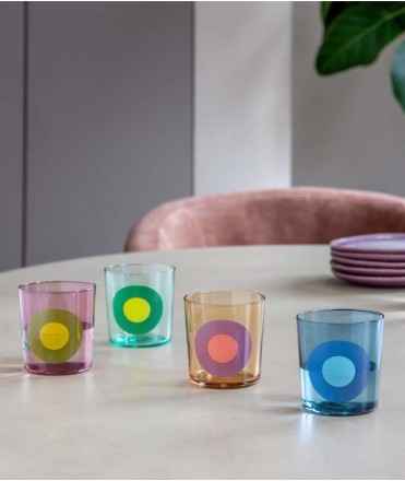 Dots Glass N.2, 4 pcs.