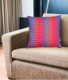 Funda de coixí Salvia amb farcit, fúcsia