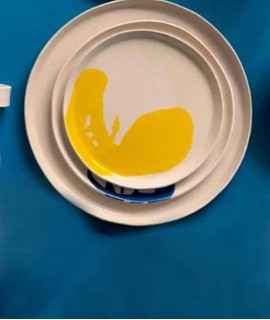 Set of Pareidolia dishes, 4 units.