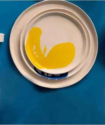 Set of Pareidolia dishes, 4 units.
