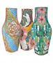 Palace Columns Fabric Vase, Orange