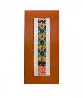 Kid Cross Stitch, Palace Columns Bookmark, Blue
