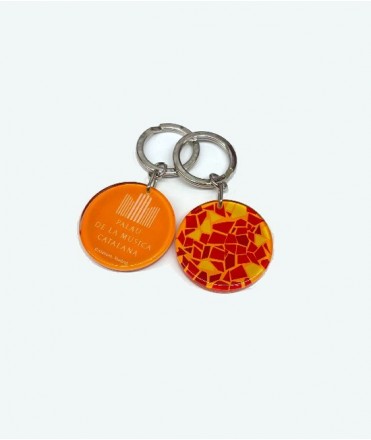 Llavero Trencadís Palau de la Música Catalana, Naranja