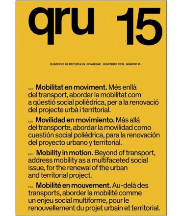 qru 15 Quaderns de recerca en Urbanisme
