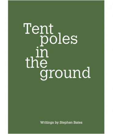 Tent poles in the ground