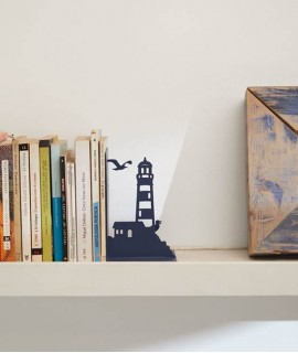 Soporte para libros Lighthouse azul