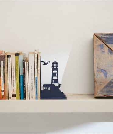 Lighthouse Book Holder, Blue