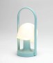 Llum Follow me, blau cel