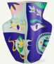 Claire Johnson Vase, Blue