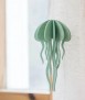 Medusa decorative card, blue. 12 cm.