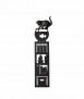 Punt de llibre Fishing Cat, negre