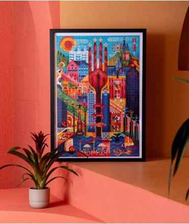 Puzle Barcelona, 1000 peces