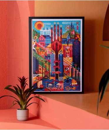 Puzle Barcelona, 1000 piezas