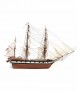 Barco HMS Beagle con velas