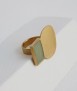 Green Collage Ring