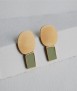 Pendientes Collage Verdes