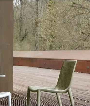 Silla Beekat, verde oliva