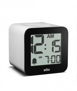 Reloj despertador Braun BC25WP, blanco