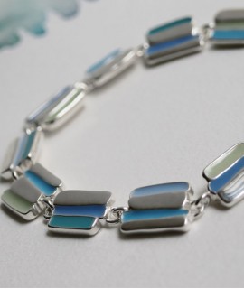 Braçalet de plata Palette