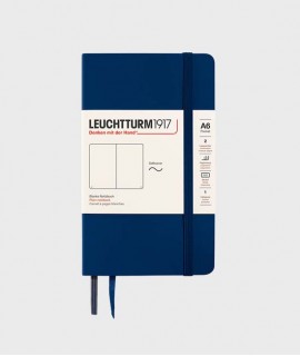 Llibreta Pocket A6. Acabat llis. Blau marí 