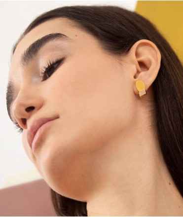 Pendientes Collage Malva