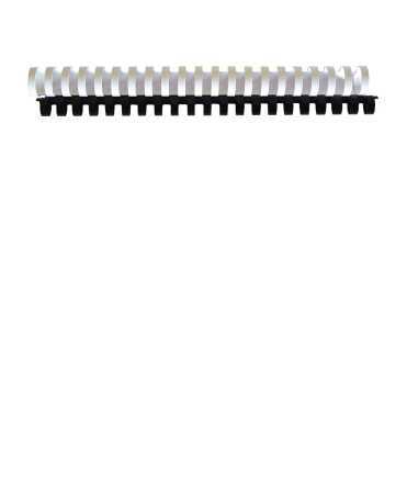 Astic pl cannons. Size: 6 mm. Colour white. 21 rings.